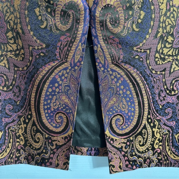 Linda Allard for Ellen Tracy 100% silk skirt, size 10, lined, office, evening - Picture 4 of 12